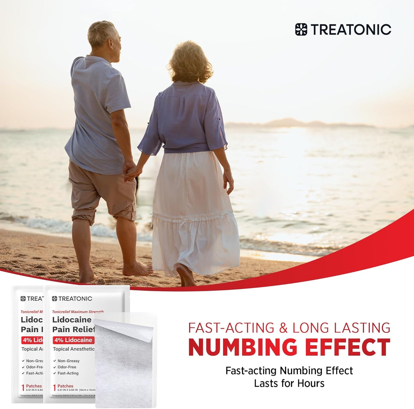 Treatonic Lidocaine Pain Relief Patch