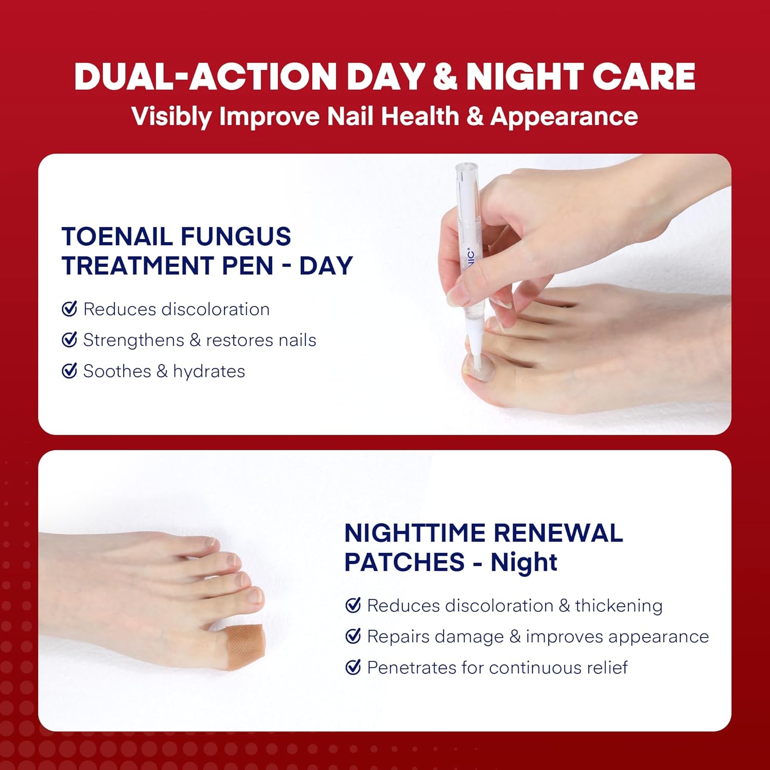Treatonic Toenail Fungus Treatment Kit: Antifungal Nail Fungus Treatment Extra Strength with 25% Undecylenic Acid