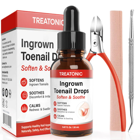 Ingrown Toenail Treatment Kit with Clippers