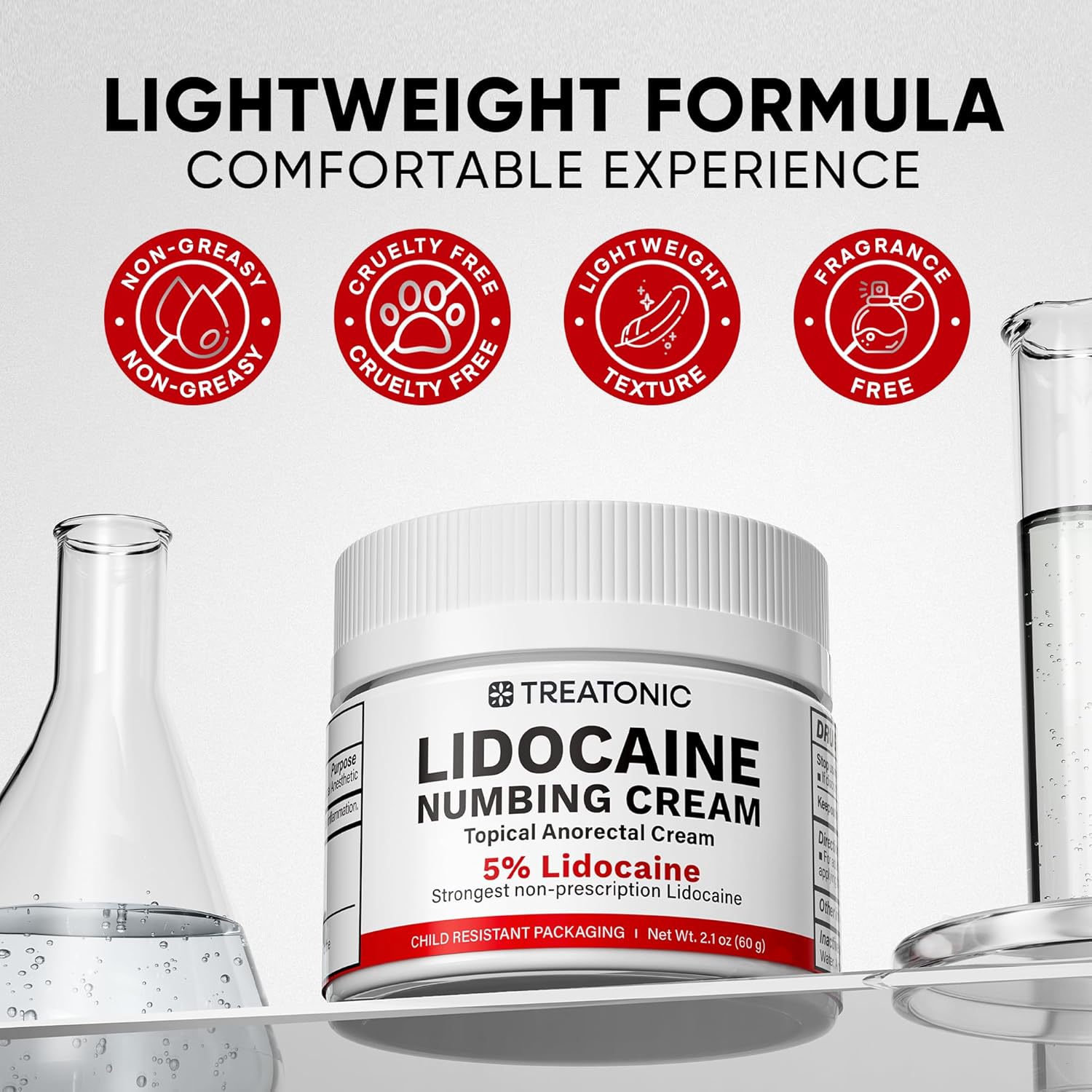 5% Lidocaine Topical Numbing Cream