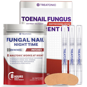 Treatonic Toenail Fungus Treatment Kit: Antifungal Nail Fungus Treatment Extra Strength with 25% Undecylenic Acid