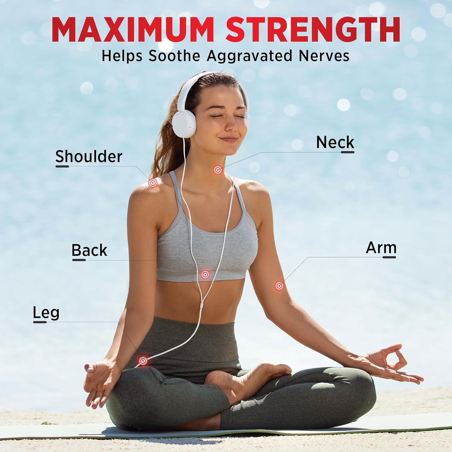 Treatonic Lidocaine Pain Relief Patch: Maximum Strength 4% Lidocaine