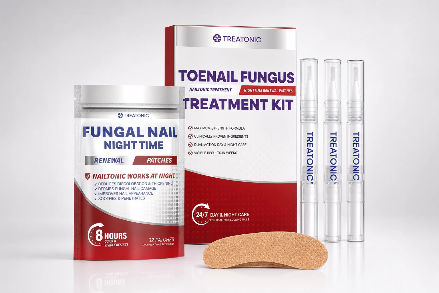 Treatonic 2-step toenail fungus treatment kit